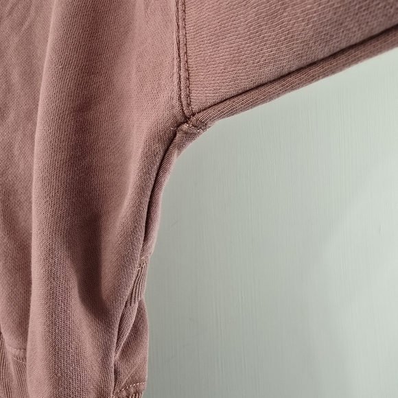 Anthropologie Daily Practice Sweatshirt Cutout Keyhole Cropped Crop Mockneck M - Picture 6 of 13